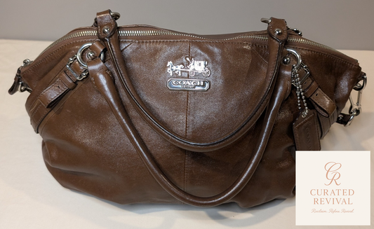 Soft Power – Coach Slouchy Leather Shoulder Bag $58