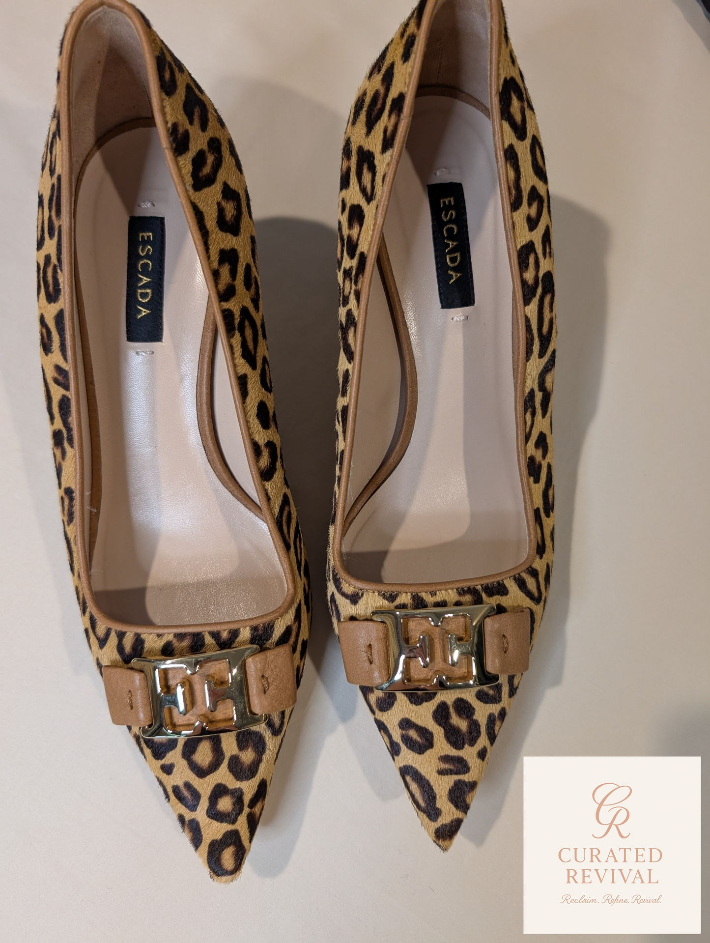 Escada Fierce & Fabulous Duo – Size 7.5 Heels + Bag