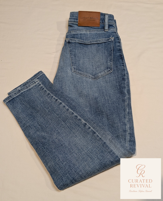 Lucky Strike – Lucky Brand Mid-Wash Denim Size 6/27 - $58