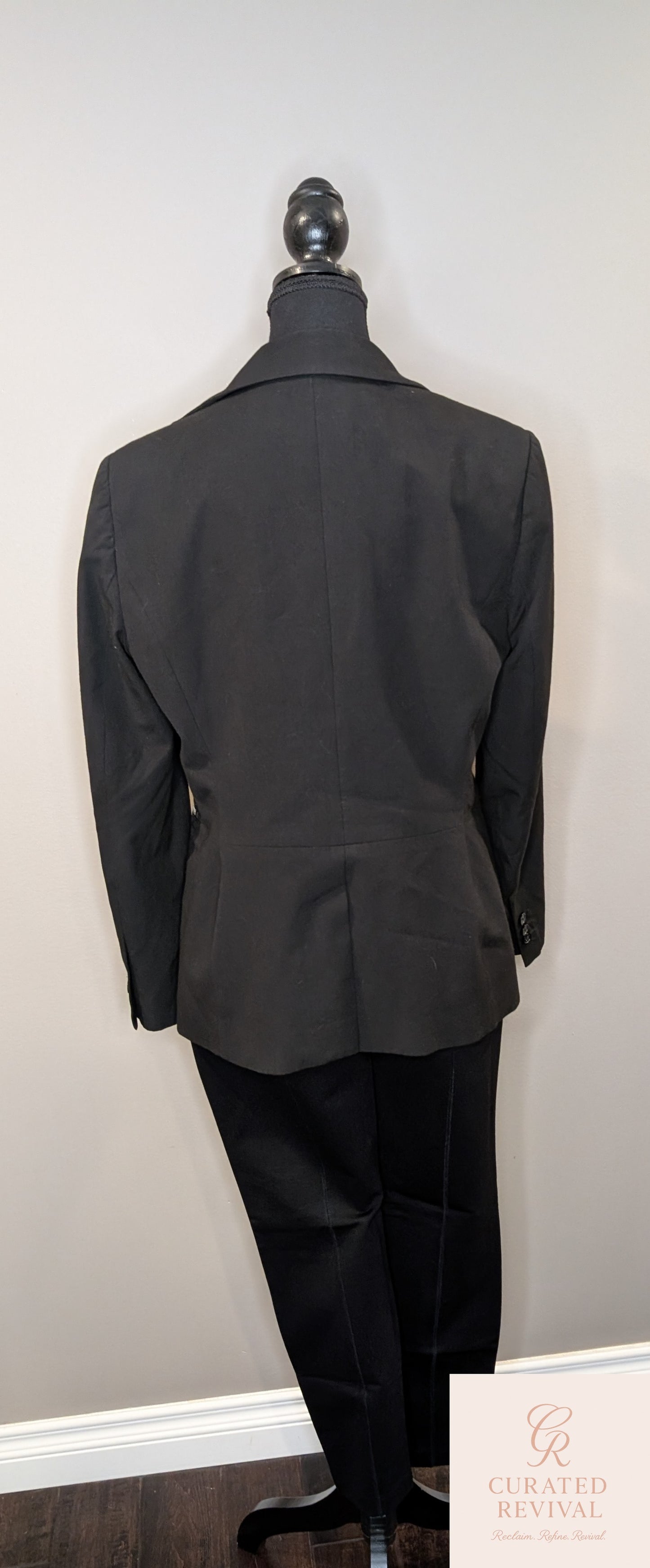 Michael Kors Black Zip-Detail Blazer – Size 10 - $38