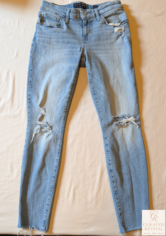 Lucky Brand Distressed Skinny Jeans – Size 27