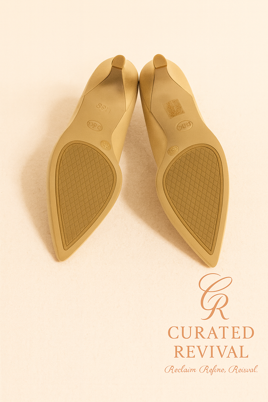 Jessica Simpson Nude Pointed-Toe Pumps – Size 8 – $36 CAD