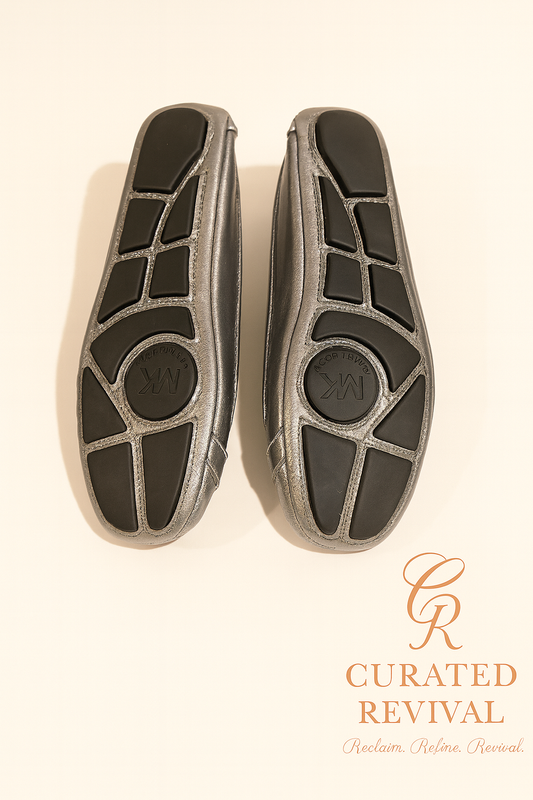 Michael Kors Metallic Ballet Flats – Size 7 – $38 CAD