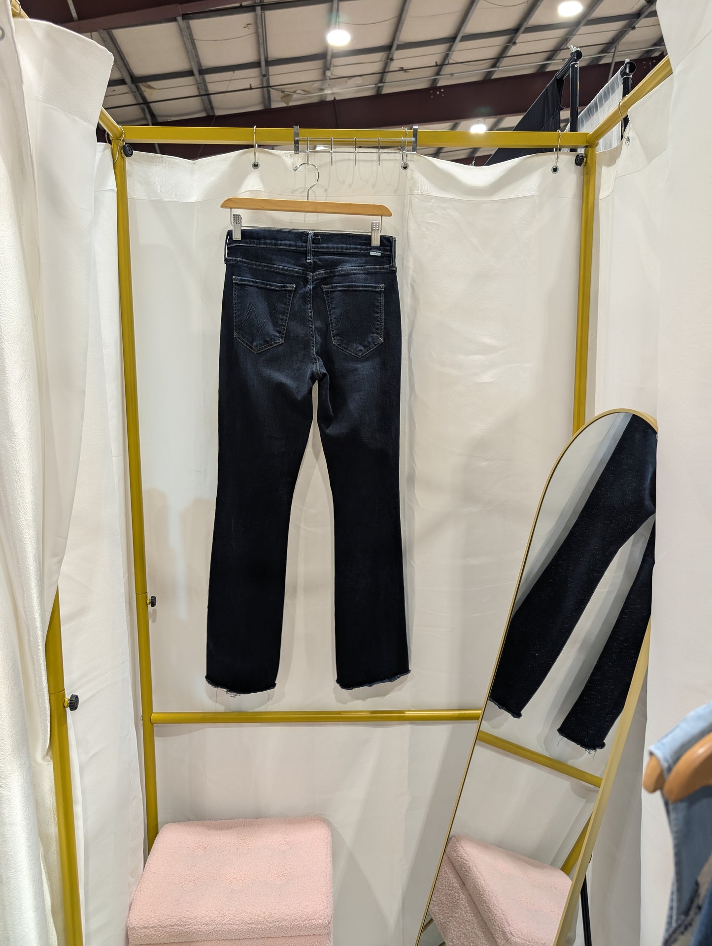 Mother Jeans High Waisted Looker Ankle Fray — Women's Size 27