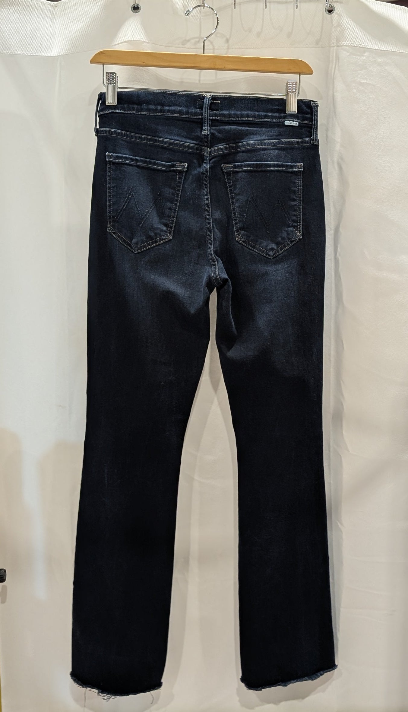 Mother Jeans High Waisted Looker Ankle Fray — Women's Size 27
