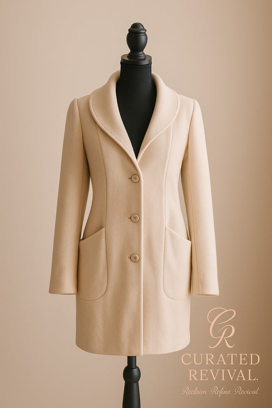 Soft Spoken – Babaton Cream Wool Coat