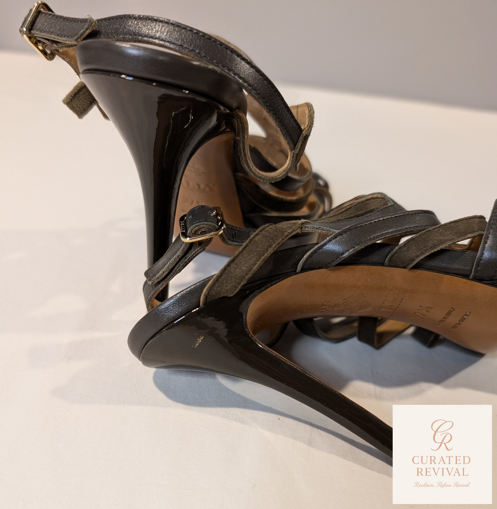 Bally Strappy Leather Heels