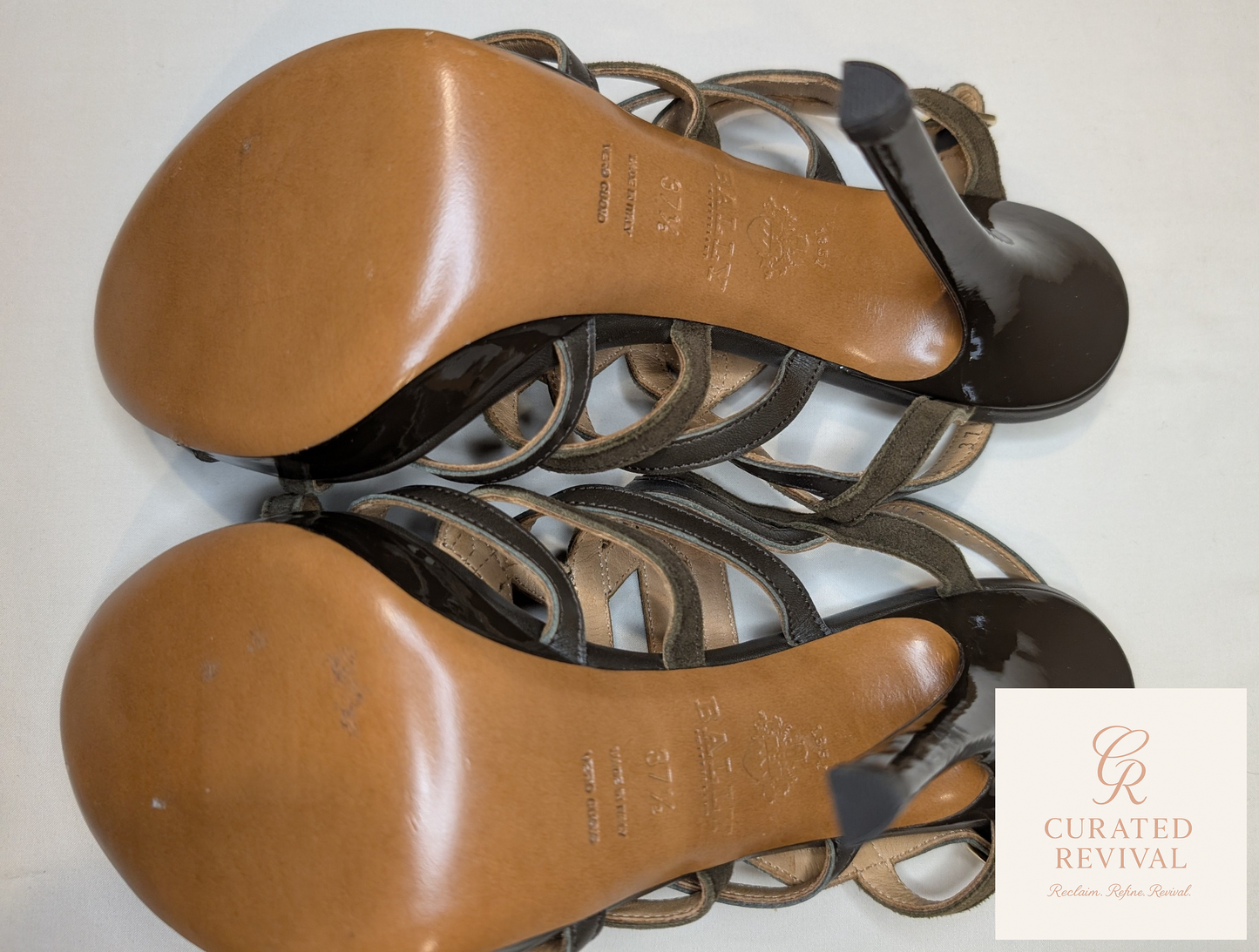 After Dark – Bally Strappy Leather Heels