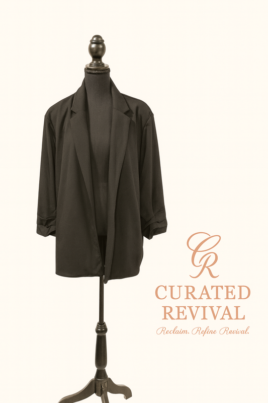 Philosophy Black Oversized Blazer – Size 3X (Brand New with Tags)