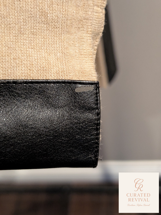 Neutral Territory – Carl Lafarge Drape-Front Sweater