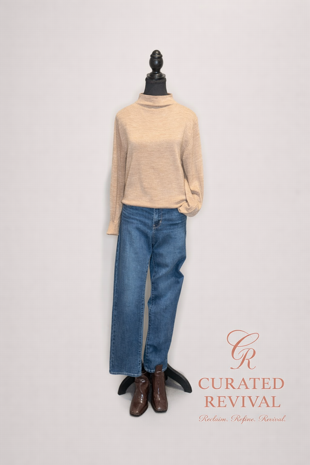 The Grounded Jean — Dark Wash Balance