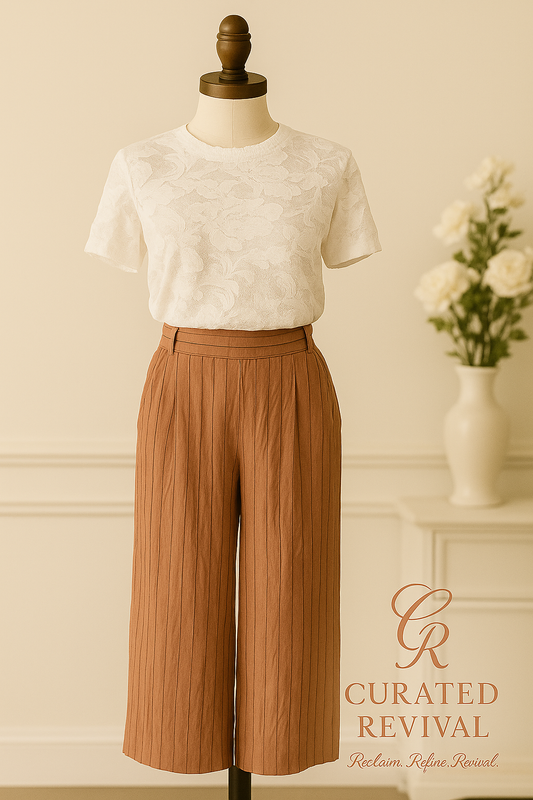 Legs for Days – Wilfred Brown Striped Pants Size S - $42