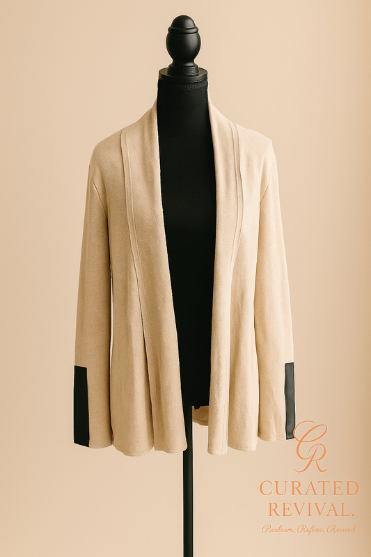 Neutral Territory – Carl Lafarge Drape-Front Sweater