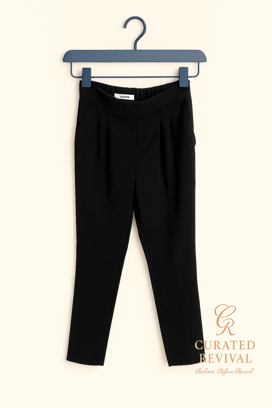 Power Play – Babaton Tapered Black Trouser