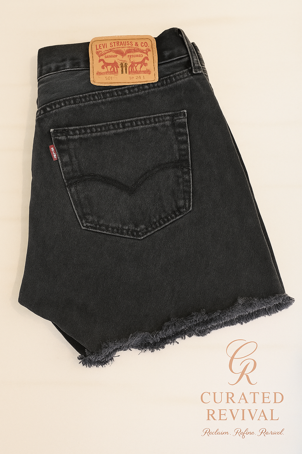 Levi's Black Cutoff Shorts — Size 34