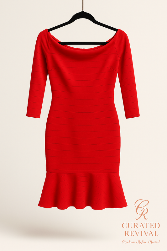 Red Haute Romance – Banana Republic Bodycon Dress