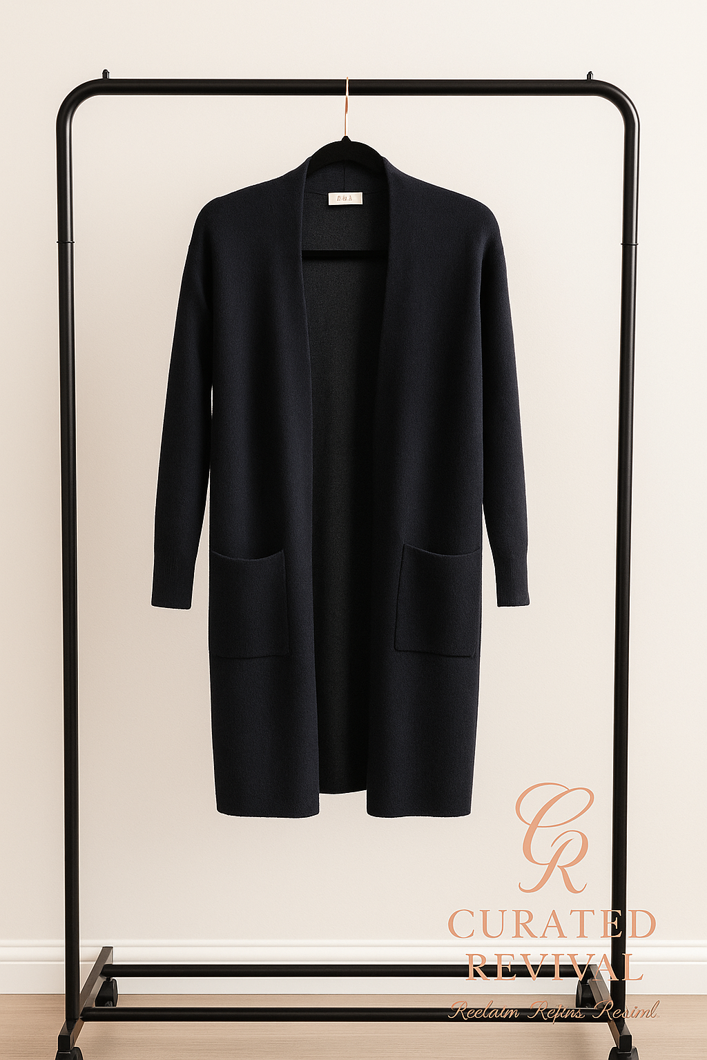 Babaton Navy Wool Sweater — Size S