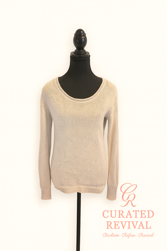 Soft Structure – J.Crew Beige Knit Sweater (Fits Like M/L)