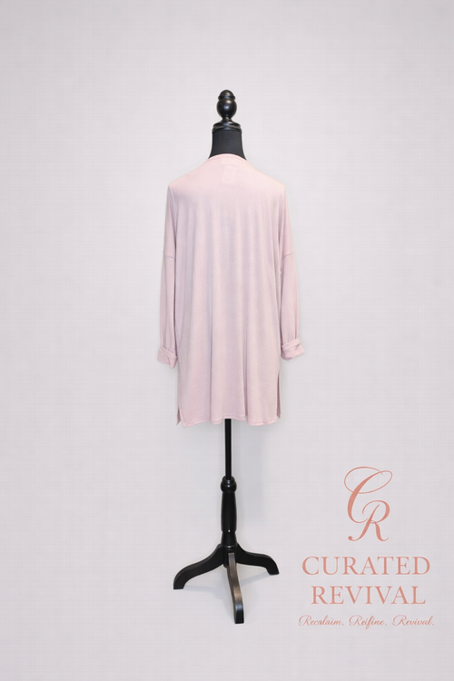 Andrée by Unit Blush Open-Front Cardigan — Women's Size Small