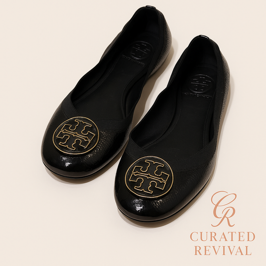Icon Status – Tory Burch Patent Ballet Flats