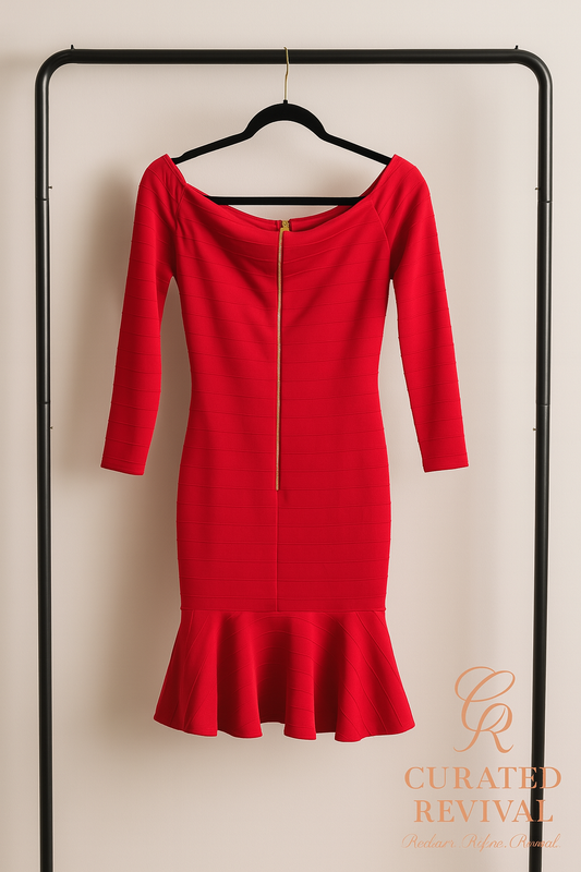 Red Haute Romance – Banana Republic Bodycon Dress