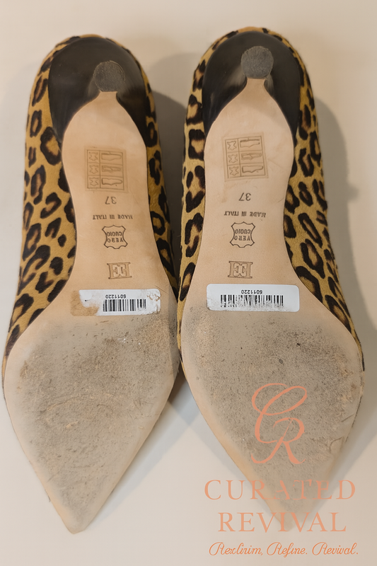 Wild Card – Escada Leopard Print Heels