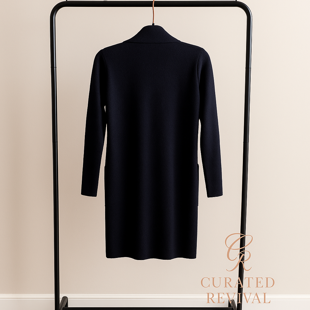Babaton Navy Wool Sweater — Size S