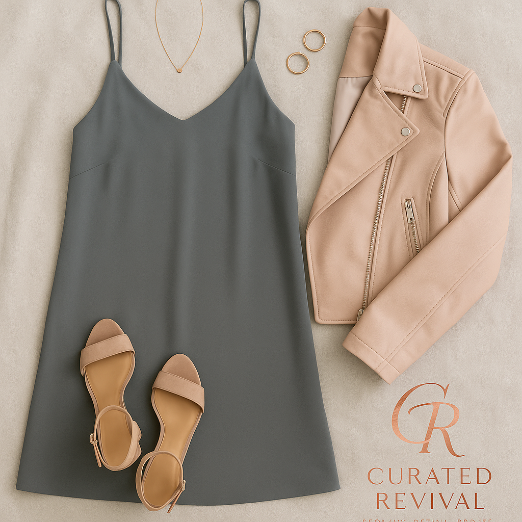Oak + Fort Minimalist Slip Dress — Size S