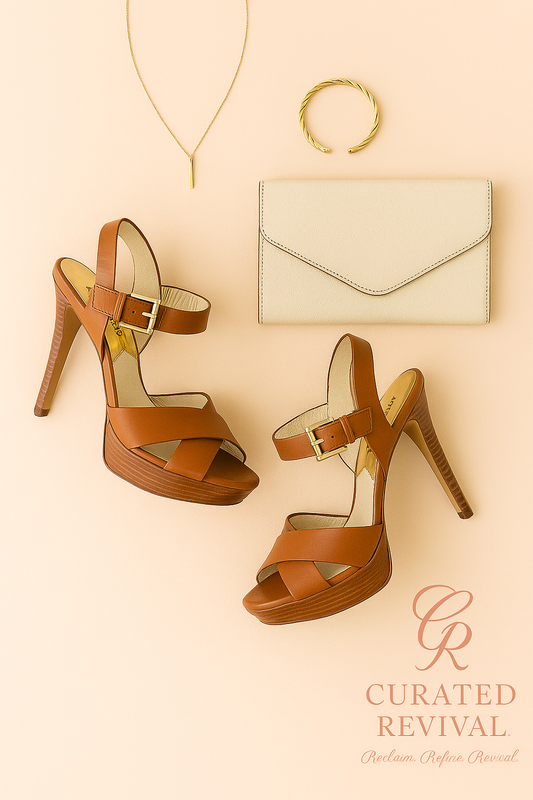 Golden Hour – Michael Kors Cognac Platform Heels