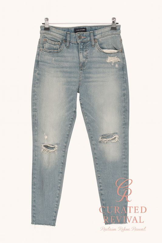 Lucky Brand Distressed Skinny Jeans – Size 27