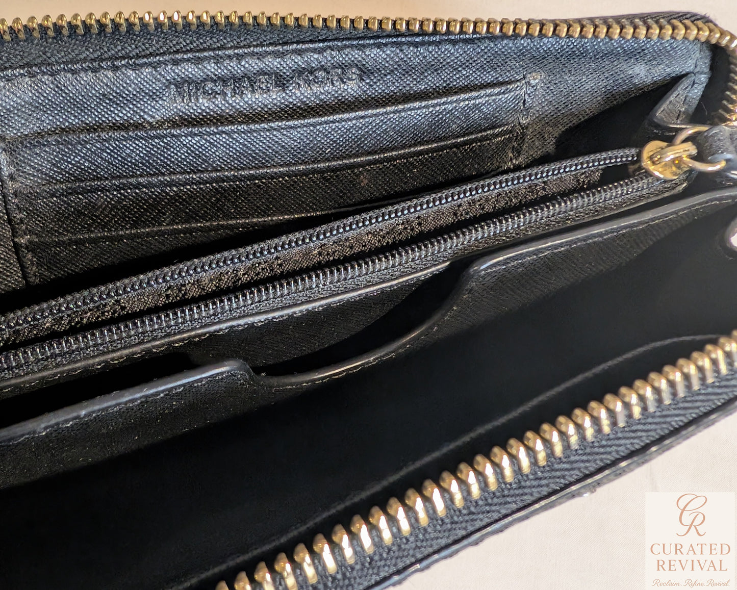 🖤 Michael Kors Jet Set Saffiano Leather Satchel + Wallet Set