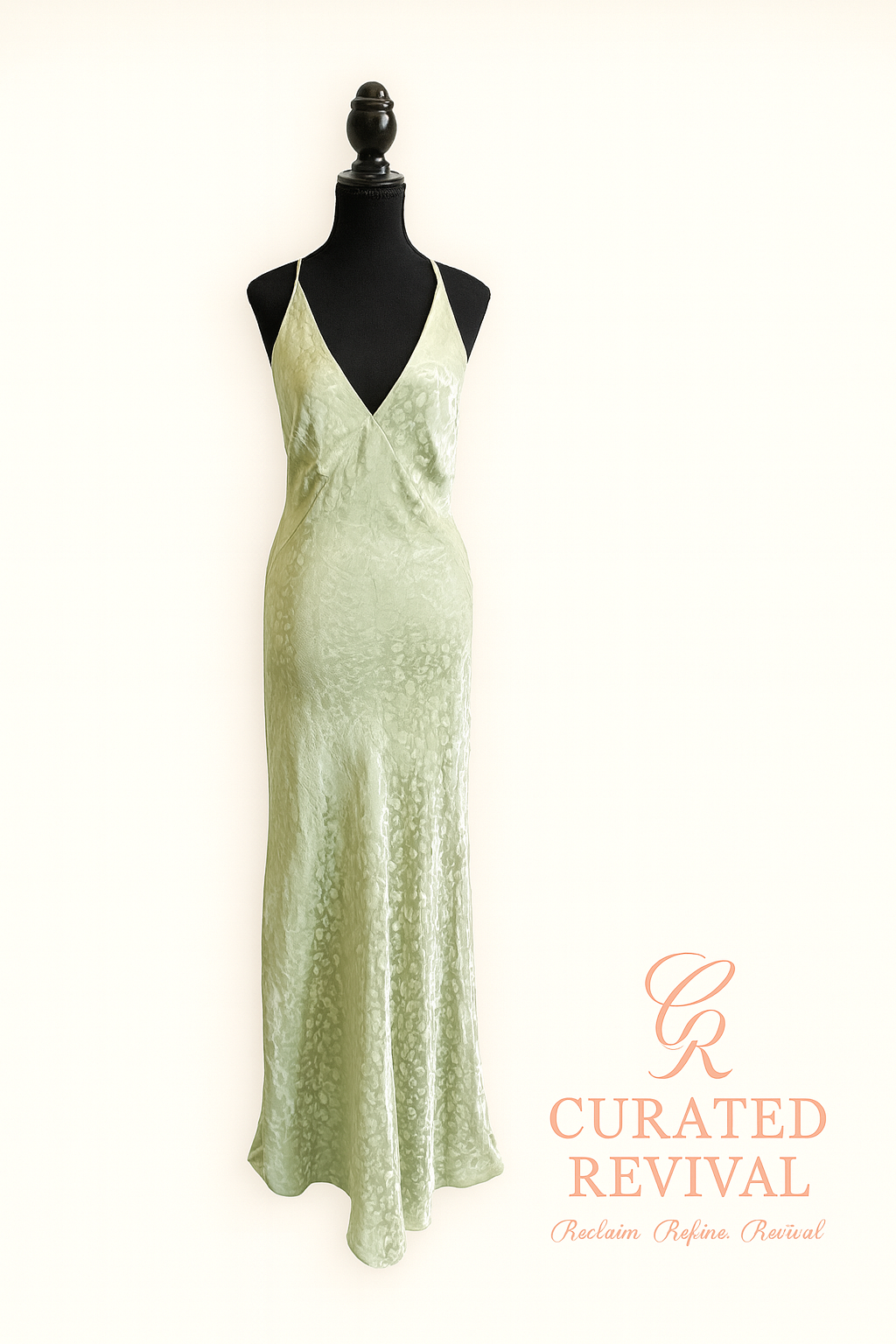 Sweet Serotonin – Topshop Light Green Heart Slip Dress (NWT, Size 6)