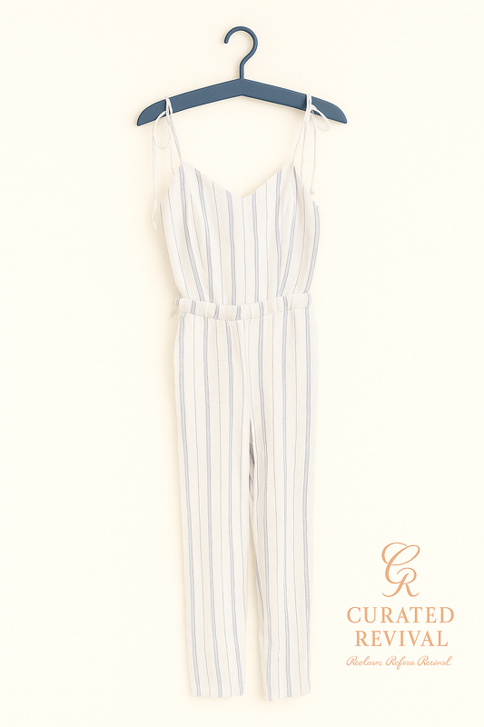 Coastal Cool – Abercrombie Striped Linen Romper