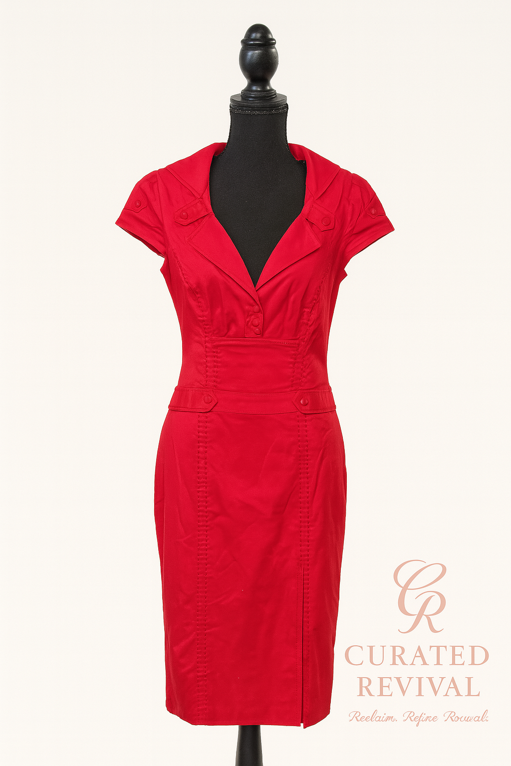 Ted Baker Red Sheath Dress — Women's Size 4