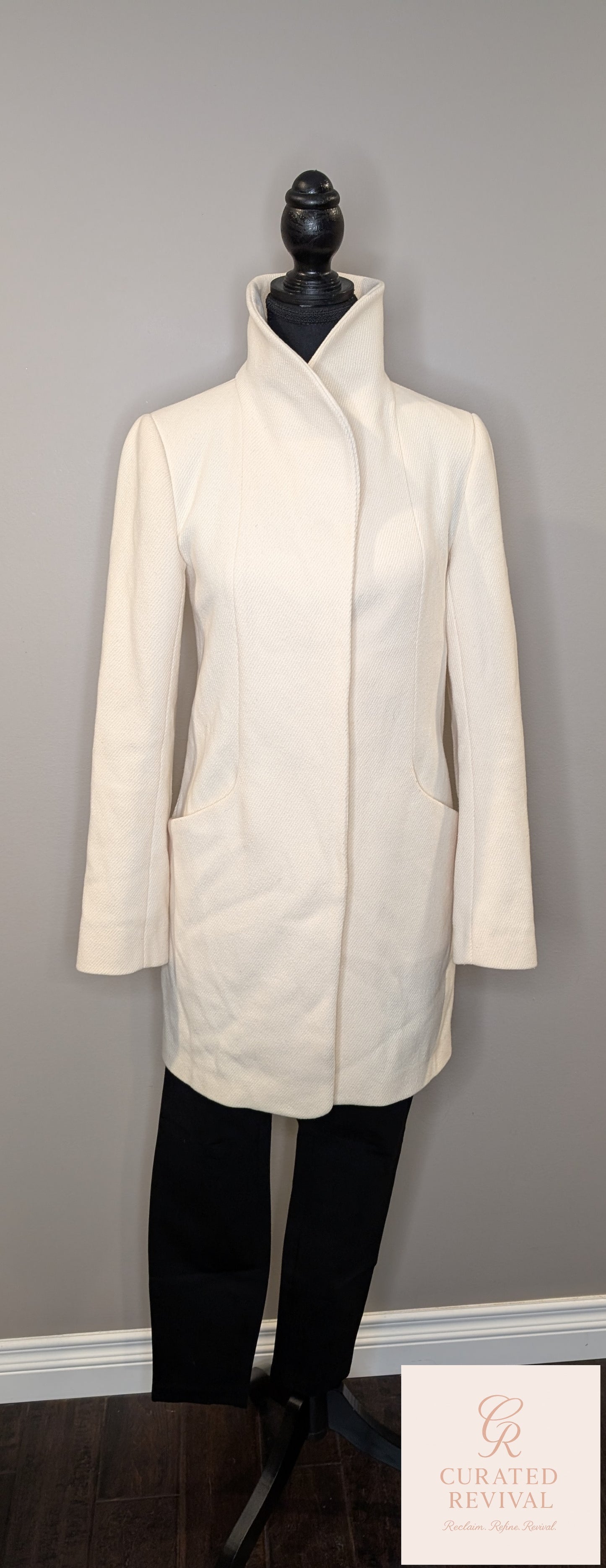 Wilfred Cream Wool Jacket – Size XXS - $82