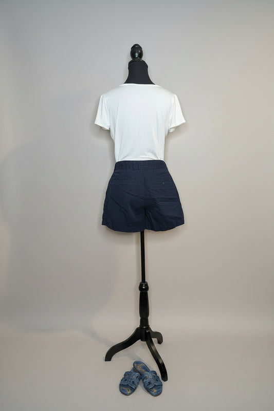 J.Crew Navy Chino Shorts — Women's Size 4 detail view 2