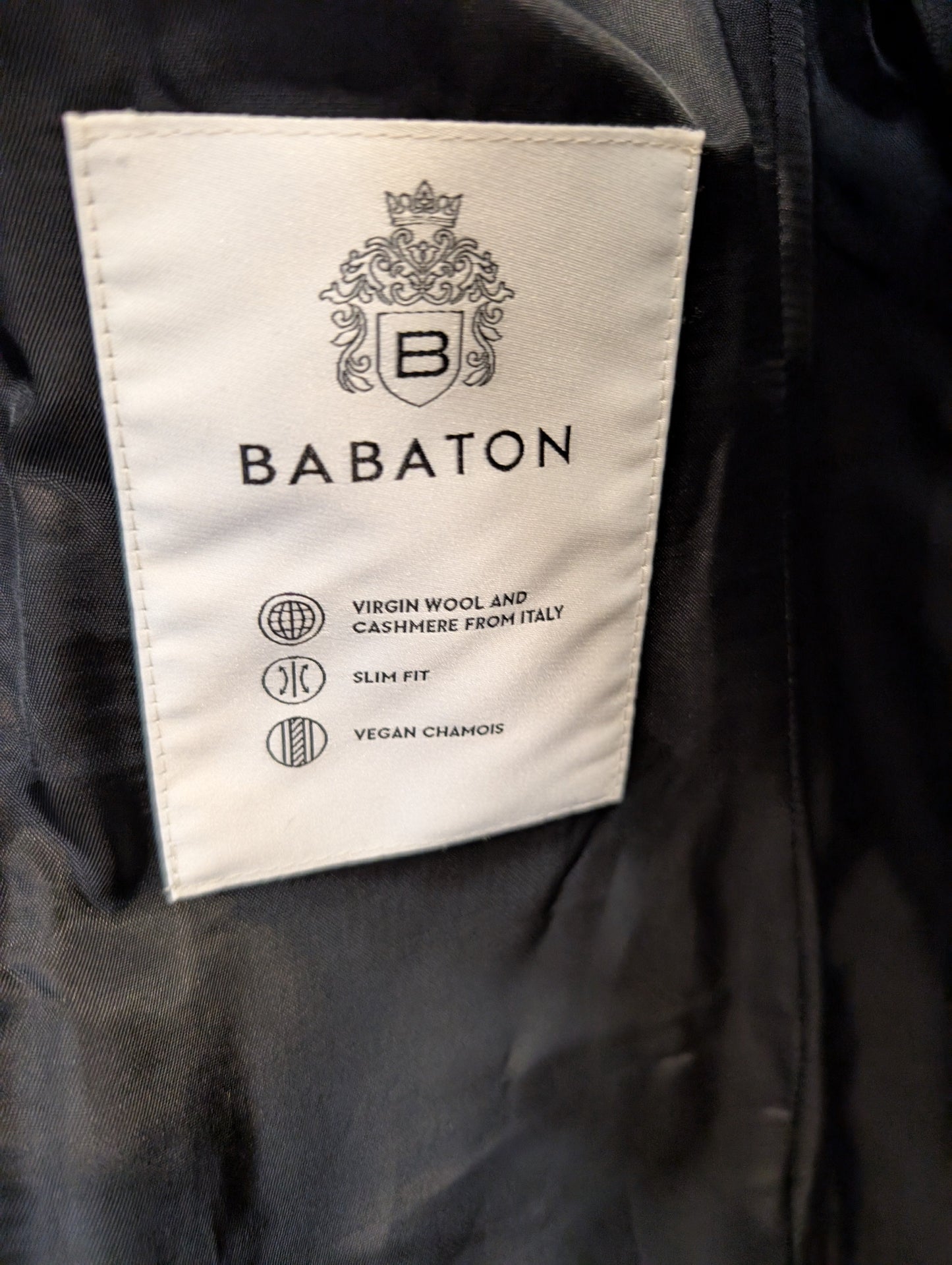 Babaton Black Wool Cashmere Double-Breasted Long Coat — Women's Size M