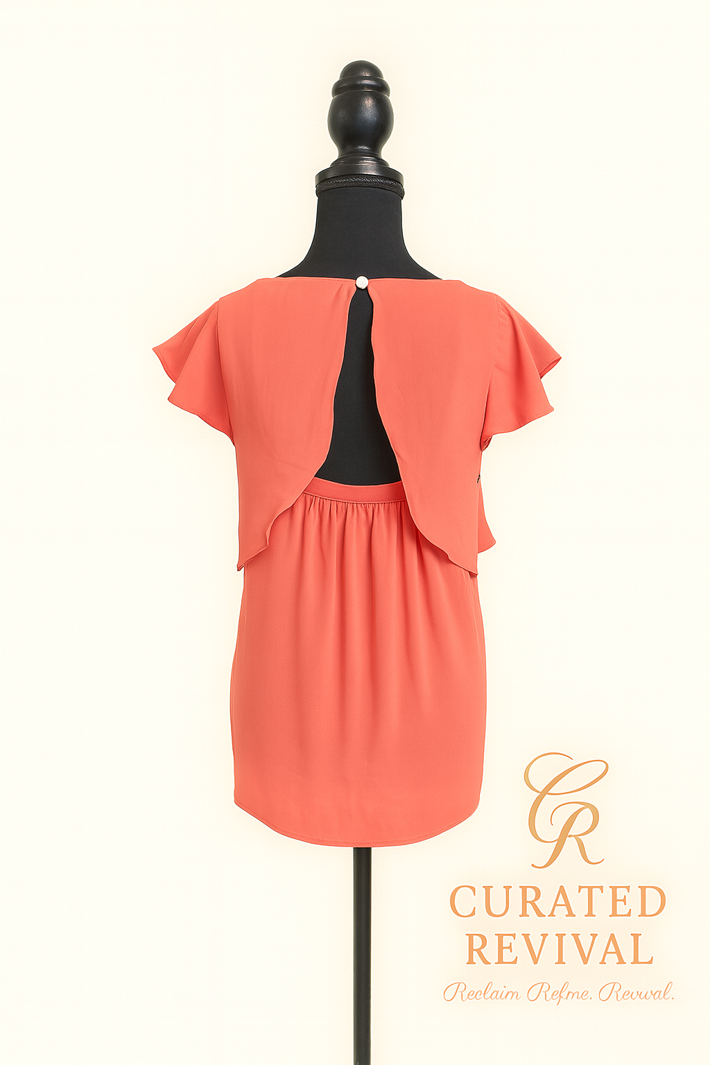 Meadow Rue Ruffle-Front Top — Women's Size 4