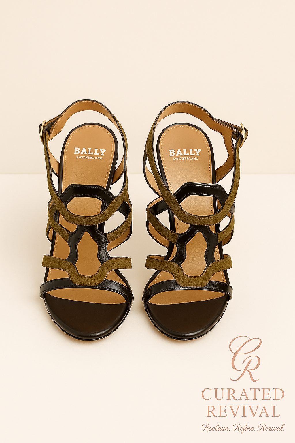 After Dark – Bally Strappy Leather Heels