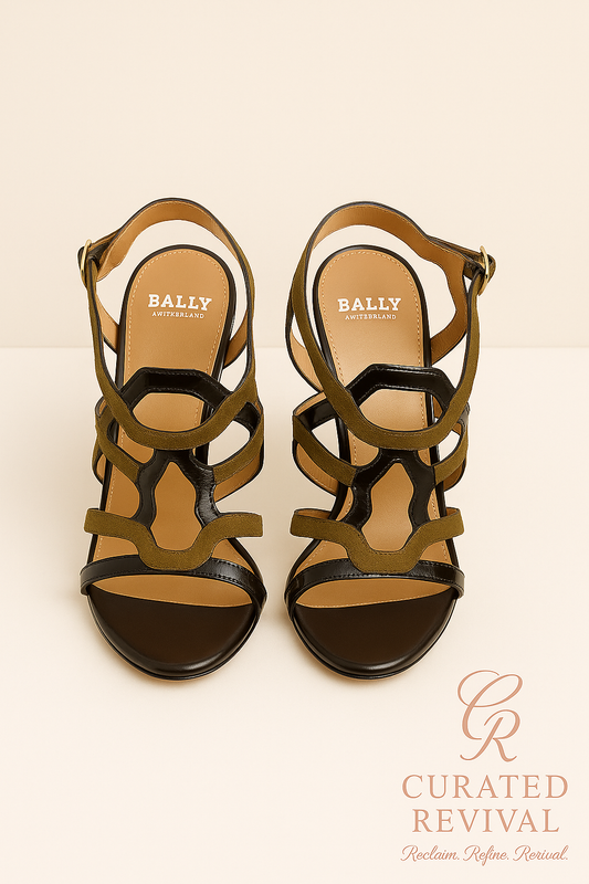 After Dark – Bally Strappy Leather Heels