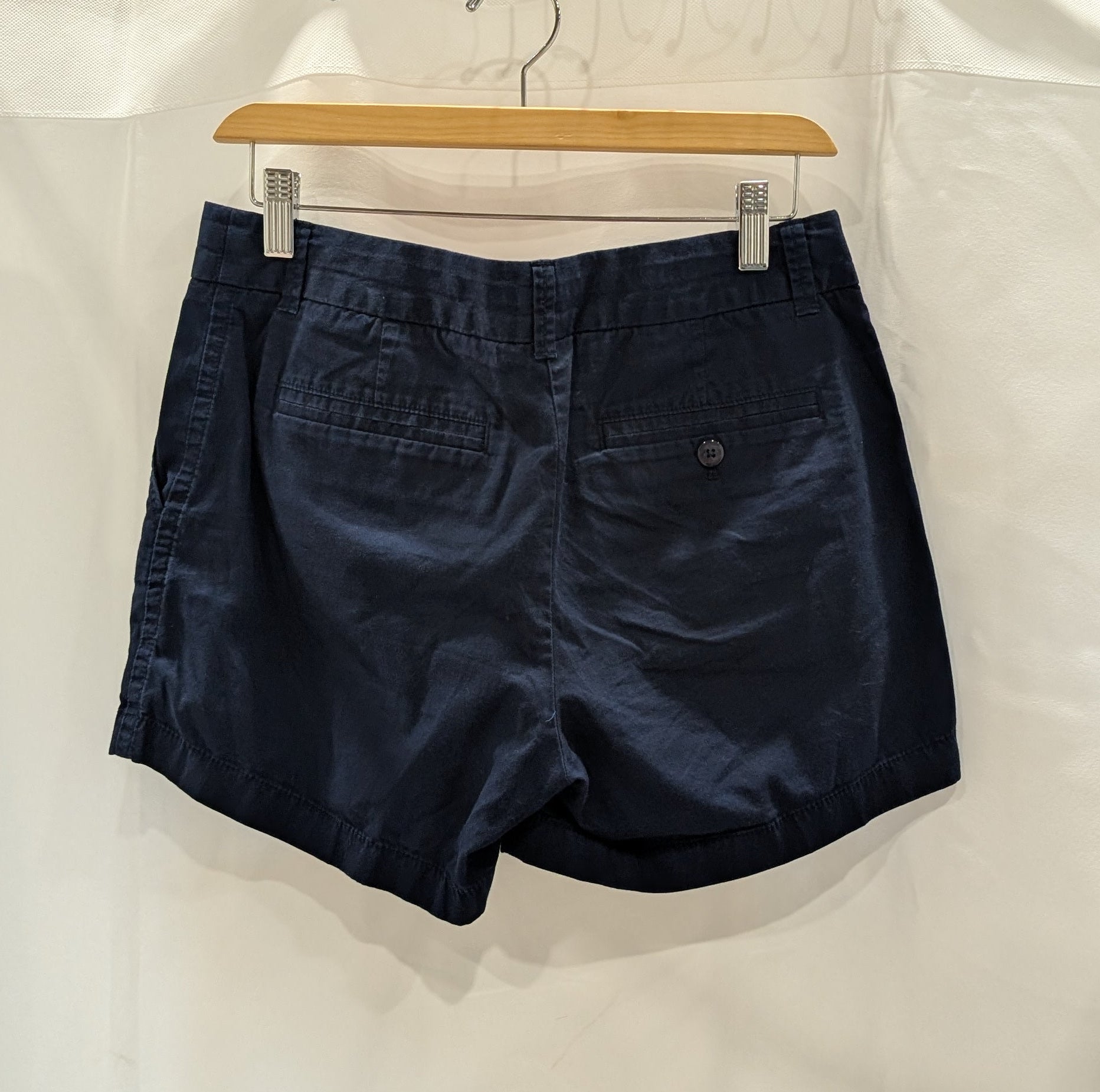 J.Crew Navy Chino Shorts — Women's Size 4 detail view 3