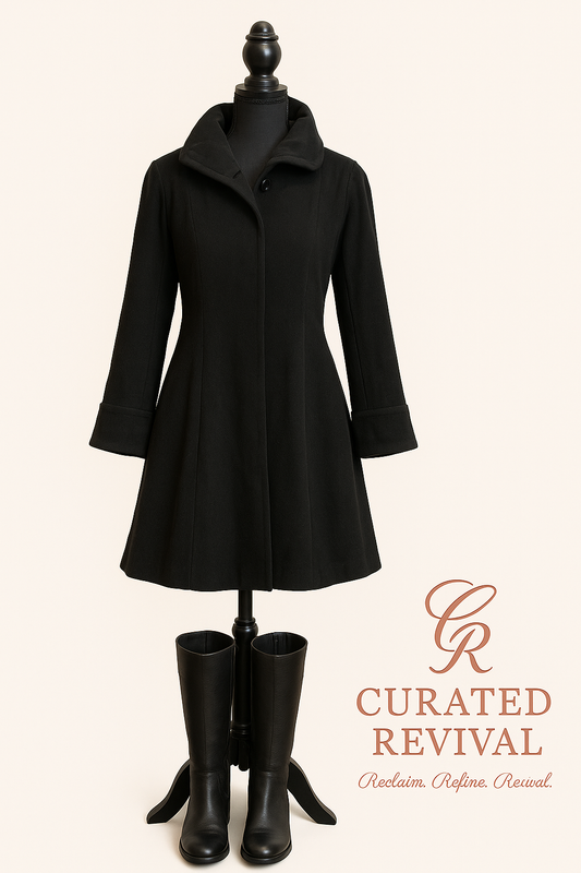 Mallia Black Wool & Cashmere Jacket – Size 4 - $162