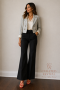 Vintage Crop Blazer — Size 12 fits M
