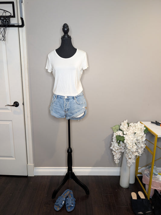 One Teaspoon Bandit Denim Cut-Off Shorts — Women's