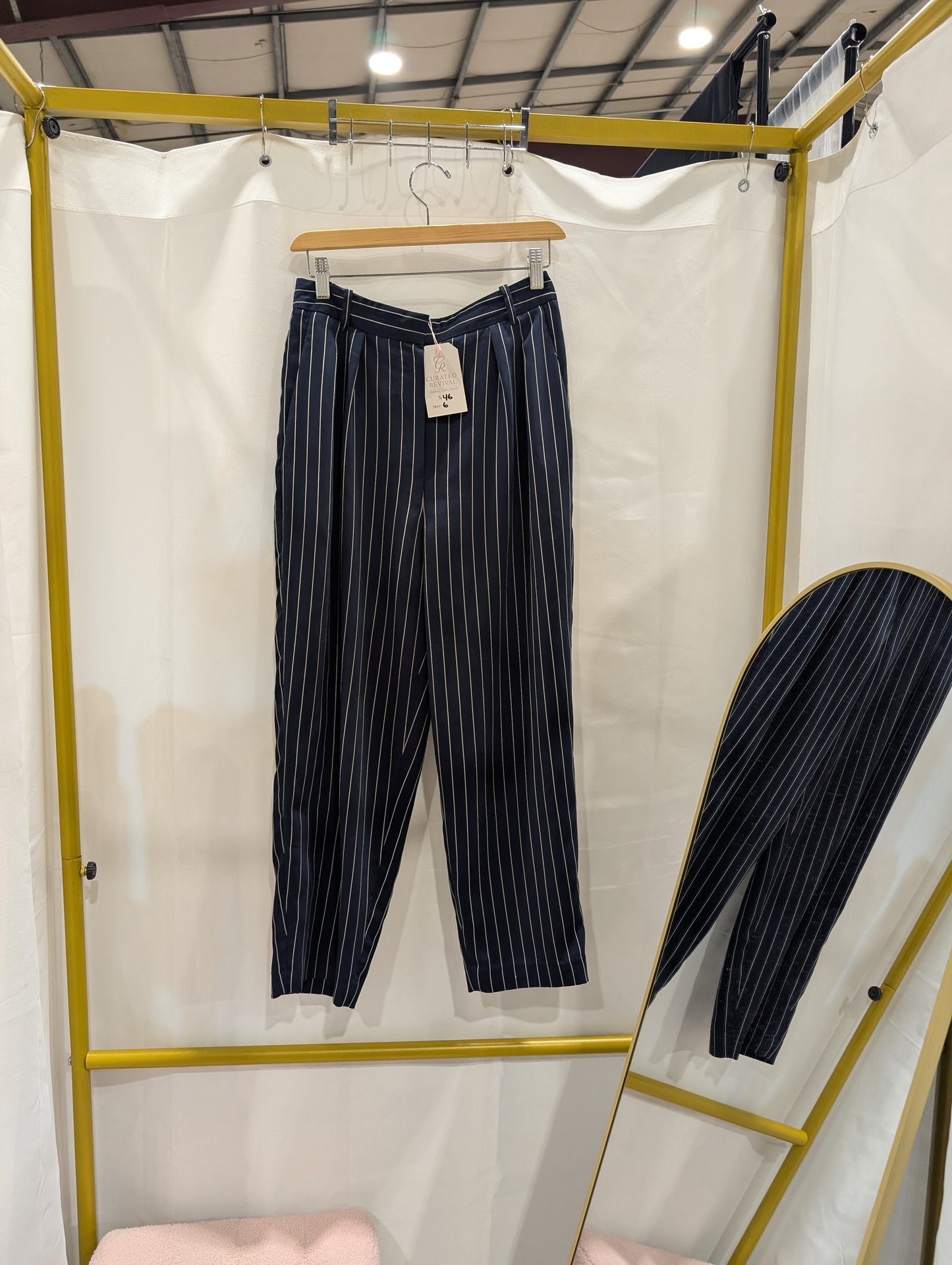 Babaton Striped Trousers — Women's Size 6