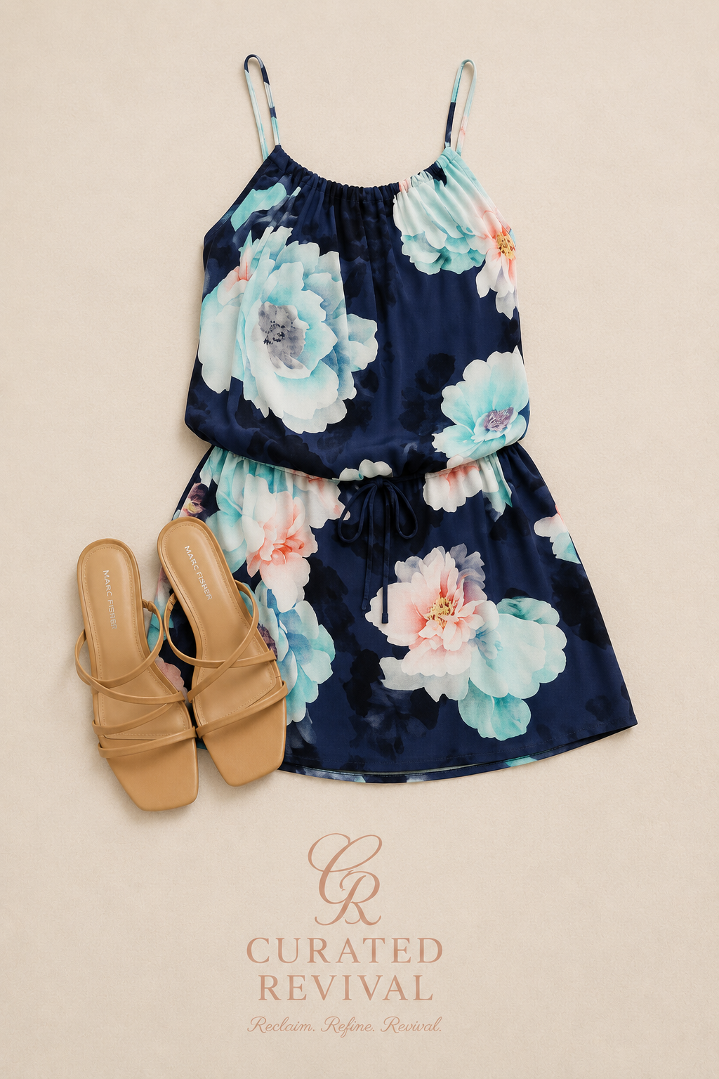 Vacation Outfit Bundle | PilyQ Floral Cover-Up & Marc Fisher Sandals