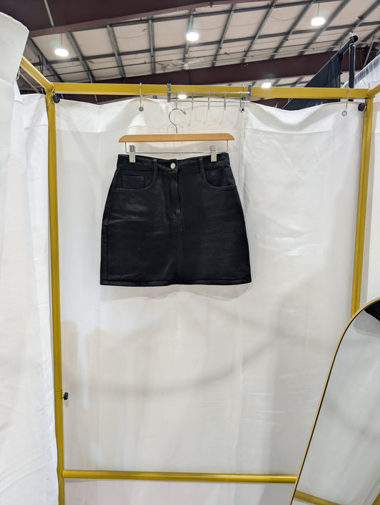 Wilfred Free Denim Black Skirt — Women's Size 2