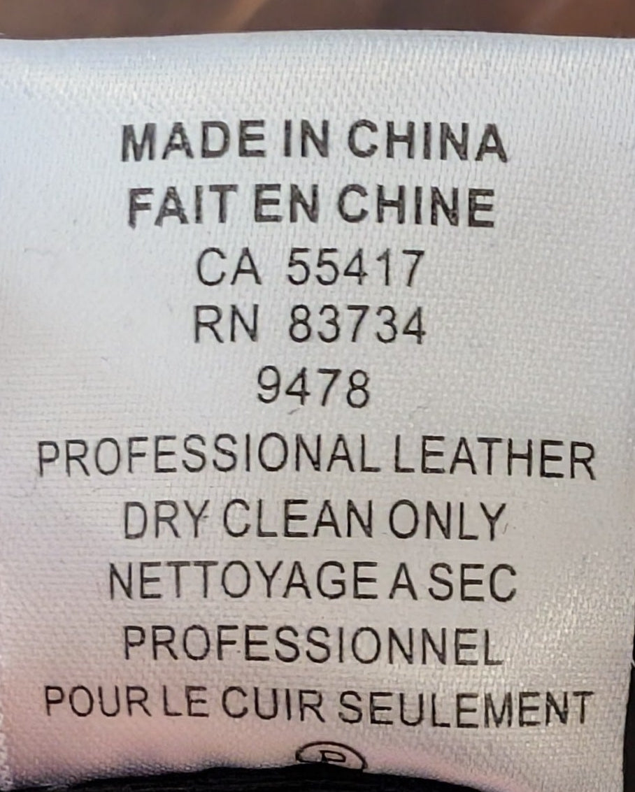 Linea Domani Genuine Leather Jacket — Women's Size Medium